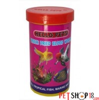 Hallofeed Fish Food Freeze Dried Blood Worms 5 Gm